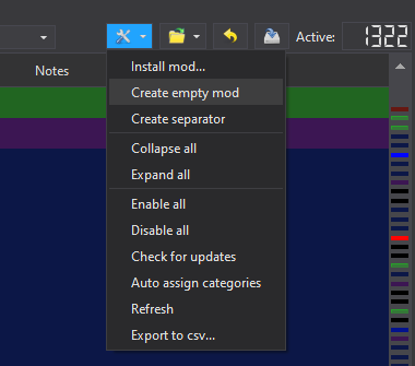 Create Empty Mods