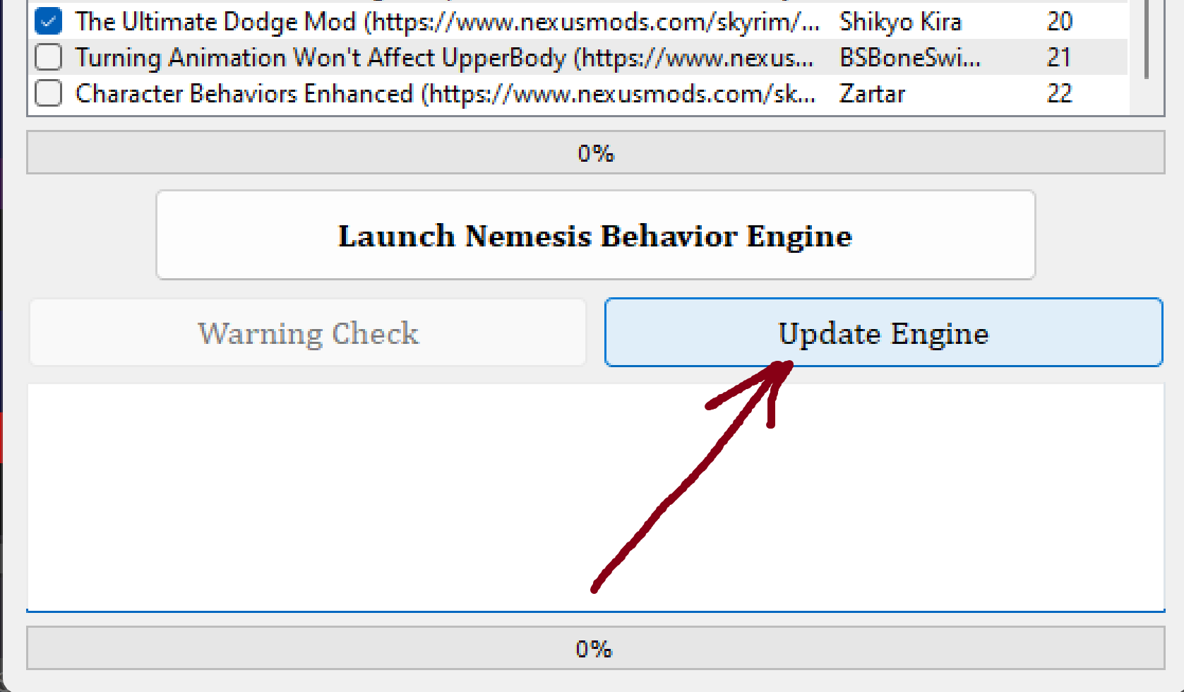 Updating Nemesis Engine