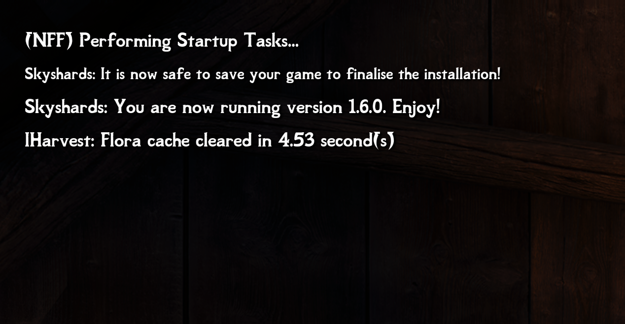 Mod configuration in progress